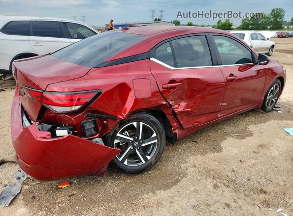 3N1AB8CV2SY241946 2025 NISSAN SENTRA Красный Задняя правая четверть