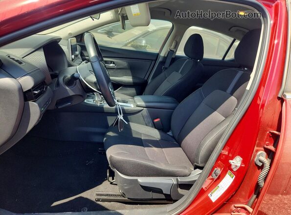3N1AB8CV2SY241946 2025 NISSAN SENTRA Красный Вид салона спереди