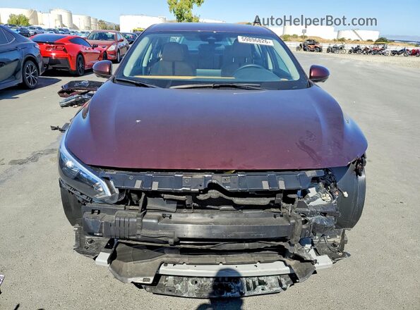 3N1AB8CV2SY261906 2025 NISSAN SENTRA Burgundy წინა ხედი