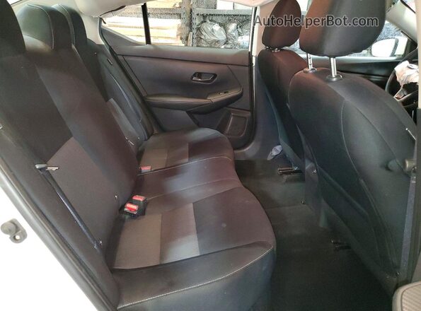3N1AB8CV2SY273344 2025 NISSAN SENTRA White Widok tylnych siedzeń