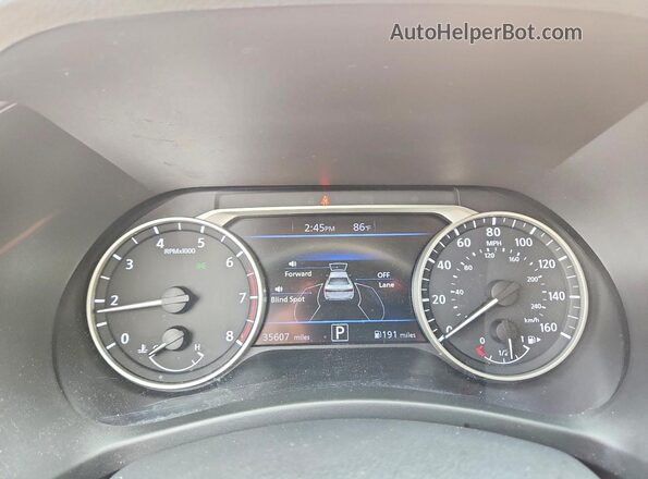 3N1AB8CV2SY284165 2025 NISSAN SENTRA Gray Vista del cuadro de instrumentos