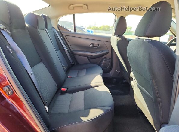 3N1AB8CV2SY291472 2025 NISSAN SENTRA Burgundy Widok tylnych siedzeń