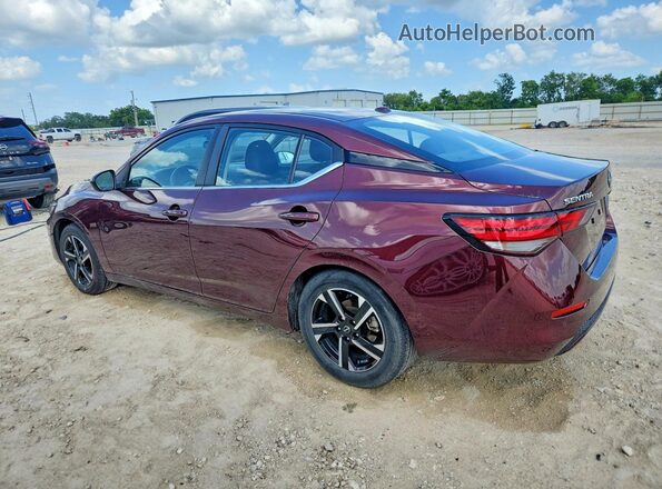 3N1AB8CV2SY291472 2025 NISSAN SENTRA Burgundy Tył lewy