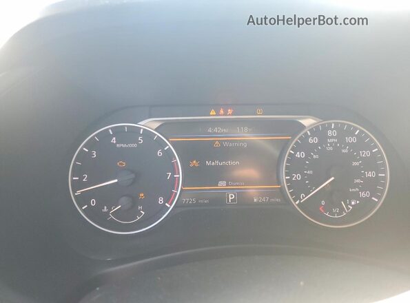 3N1AB8CV2SY319979 2025 NISSAN SENTRA Blue Սարքավորումների վահանակի տեսք