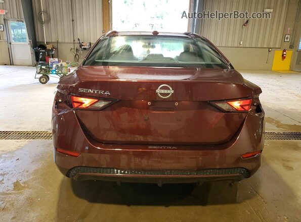 3N1AB8CV2SY331551 2025 NISSAN SENTRA Burgundy უკანა ხედი