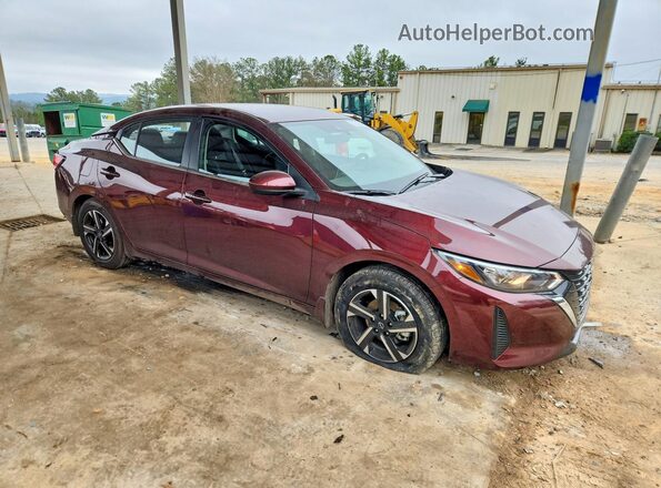 3N1AB8CV2SY354344 2025 NISSAN SENTRA Maroon წინა მარჯვენა