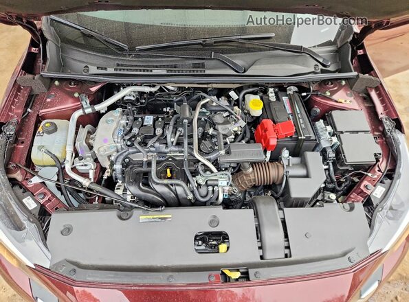 3N1AB8CV2SY354344 2025 NISSAN SENTRA Maroon უკანა სალონის ხედი