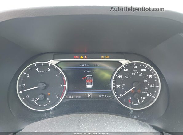 3N1AB8CV2SY384900 2025 NISSAN SENTRA White Հետևի նստատեղերի տեսք