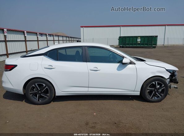 3N1AB8CV2SY384900 2025 NISSAN SENTRA White Սալոնի 360 աստիճան տեսք