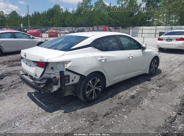 3N1AB8CV3LY213817 2020 NISSAN SENTRA Белый Задняя правая четверть