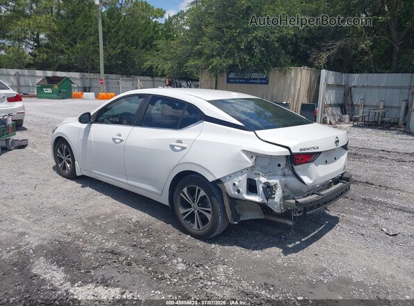 3N1AB8CV3LY213817 2020 NISSAN SENTRA Белый Задняя левая четверть