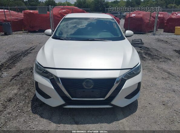 3N1AB8CV3LY213817 2020 NISSAN SENTRA Белый Вид задней части салона
