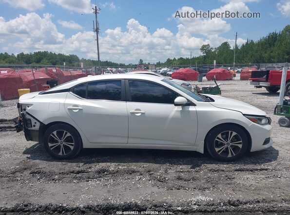 3N1AB8CV3LY213817 2020 NISSAN SENTRA Белый Панорамный вид салона 360°