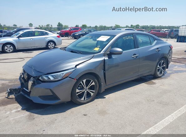 3N1AB8CV3LY254495 2020 NISSAN SENTRA Серый Передняя левая четверть