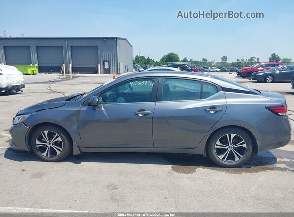 3N1AB8CV3LY254495 2020 NISSAN SENTRA Серый Панорамный вид салона 360°