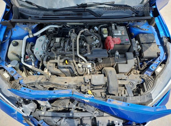 3N1AB8CV3MY212829 2021 NISSAN SENTRA Blue უკანა სალონის ხედი