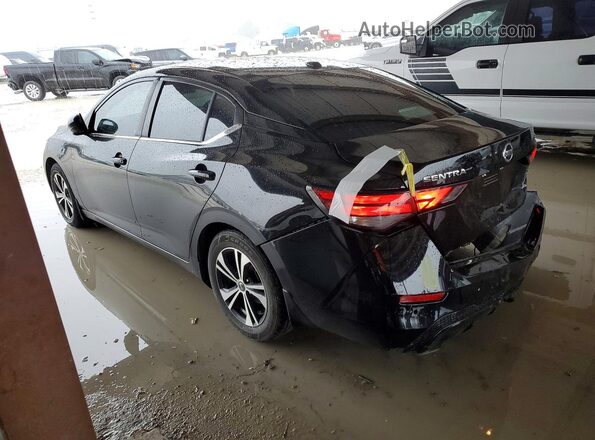 3N1AB8CV3MY218386 2021 NISSAN SENTRA Black Trasero izquierdo
