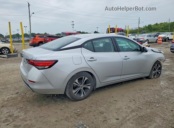 3N1AB8CV3MY223006 2021 NISSAN SENTRA Silver Задня права чверть