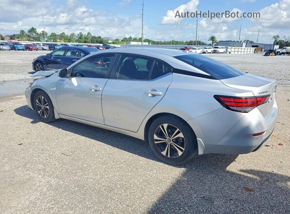 3N1AB8CV3MY266146 2021 NISSAN SENTRA Silver Rear left