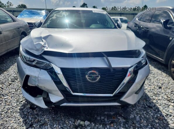 3N1AB8CV3MY266146 2021 NISSAN SENTRA Silver Front view
