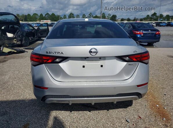 3N1AB8CV3MY266146 2021 NISSAN SENTRA Silver Rear view