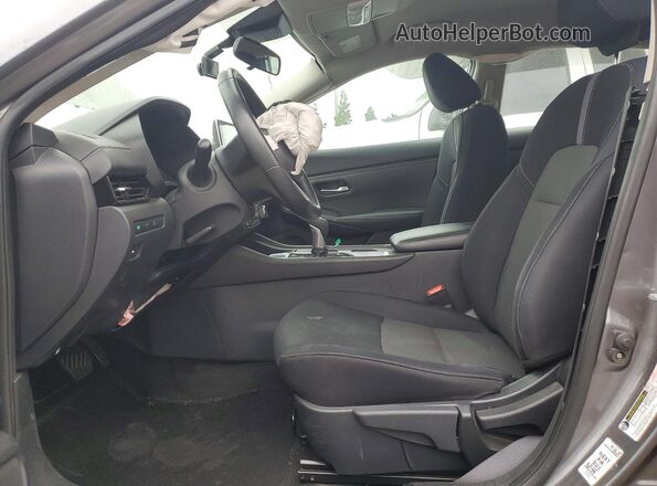 3N1AB8CV3MY269144 2021 NISSAN SENTRA Серый Вид салона спереди
