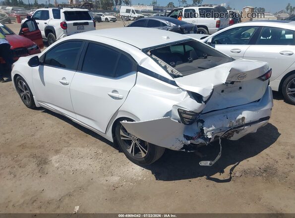 3N1AB8CV3MY279477 2021 NISSAN SENTRA White უკანა მარცხენა