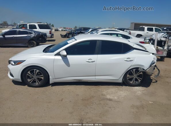 3N1AB8CV3MY279477 2021 NISSAN SENTRA White სალონის 360-გრადუსიანი ხედი
