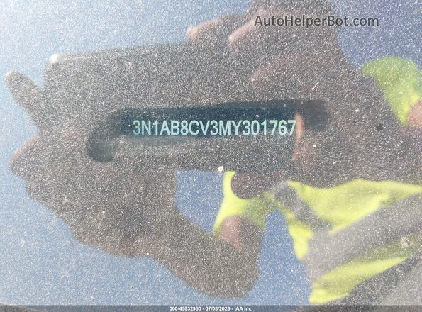 3N1AB8CV3MY301767 2021 NISSAN SENTRA Белый Вид подкапотного пространства