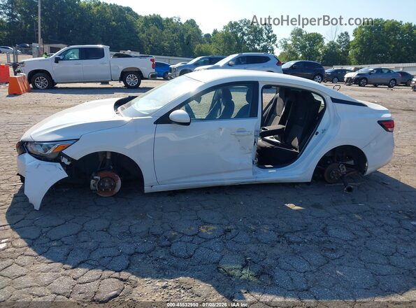 3N1AB8CV3MY301767 2021 NISSAN SENTRA Белый Вид задней части салона