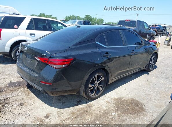3N1AB8CV3MY307505 2021 NISSAN SENTRA Black Trasero derecho