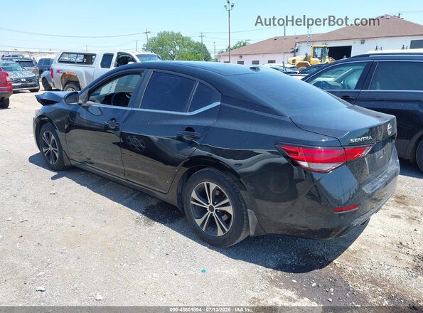 3N1AB8CV3MY307505 2021 NISSAN SENTRA Black Trasero izquierdo