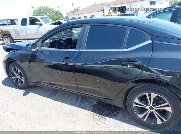 3N1AB8CV3MY307505 2021 NISSAN SENTRA Black Vista interior de 360 grados