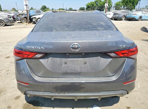 3N1AB8CV3MY308301 2021 NISSAN SENTRA Gray Հետևի տեսք