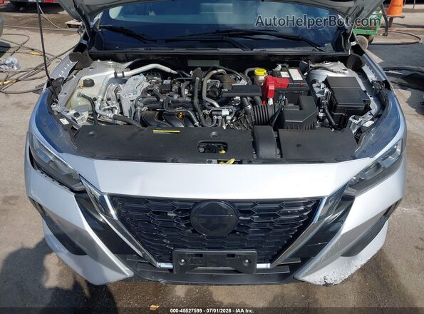 3N1AB8CV3NY222777 2022 NISSAN SENTRA Silver უკანა ხედი