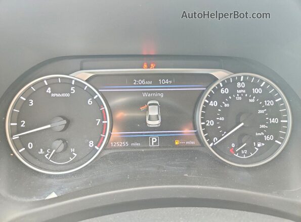3N1AB8CV3NY292716 2022 NISSAN SENTRA Белый Вид щитка приборов