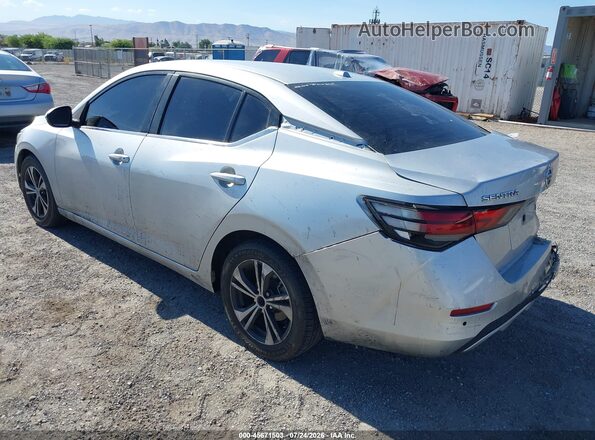 3N1AB8CV3PY225651 2023 NISSAN SENTRA Серебряный Задняя левая четверть