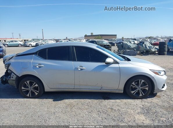 3N1AB8CV3PY225651 2023 NISSAN SENTRA Серебряный Вид задней части салона