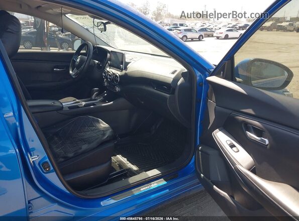3N1AB8CV3PY240649 2023 NISSAN SENTRA Blue წინა სალონის ხედი