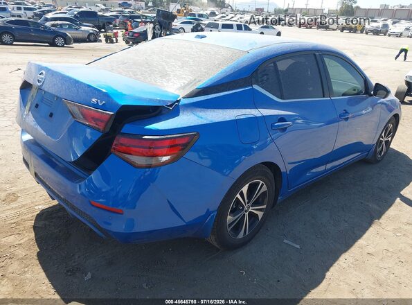 3N1AB8CV3PY240649 2023 NISSAN SENTRA Blue უკანა მარჯვენა
