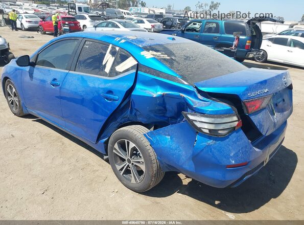3N1AB8CV3PY240649 2023 NISSAN SENTRA Blue უკანა მარცხენა