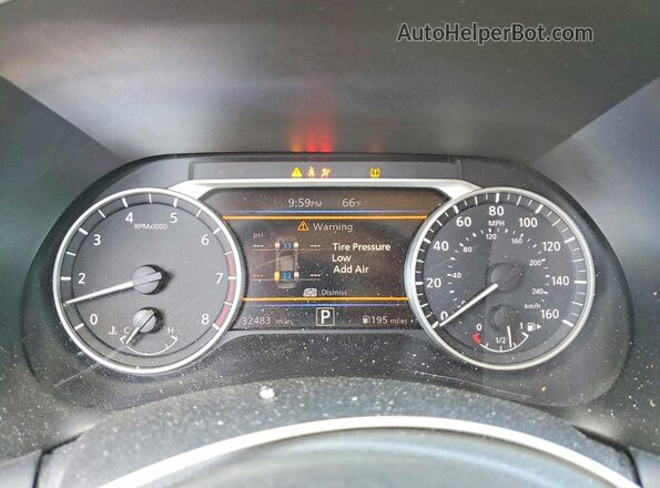 3N1AB8CV3PY244362 2023 NISSAN SENTRA Black ხელსაწყოთა პანელის ხედი