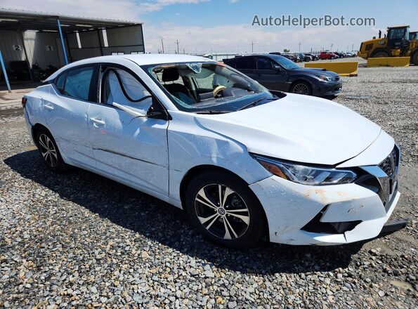3N1AB8CV3PY311221 2023 NISSAN SENTRA Белый Передняя правая четверть
