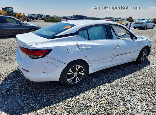 3N1AB8CV3PY311221 2023 NISSAN SENTRA Белый Задняя правая четверть