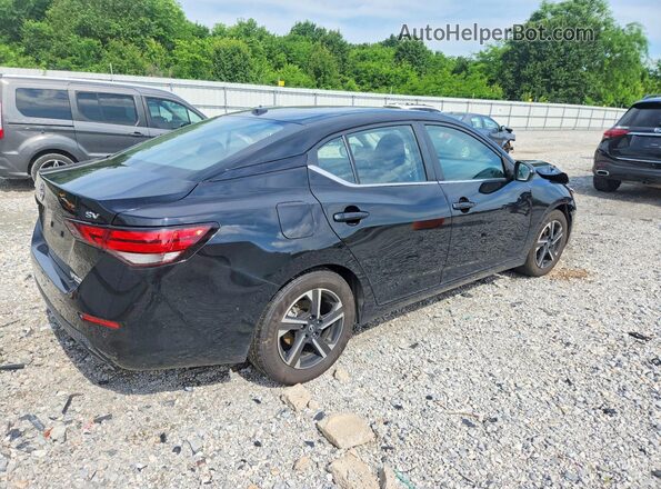 3N1AB8CV3RY218525 2024 NISSAN SENTRA Черный Задняя правая четверть