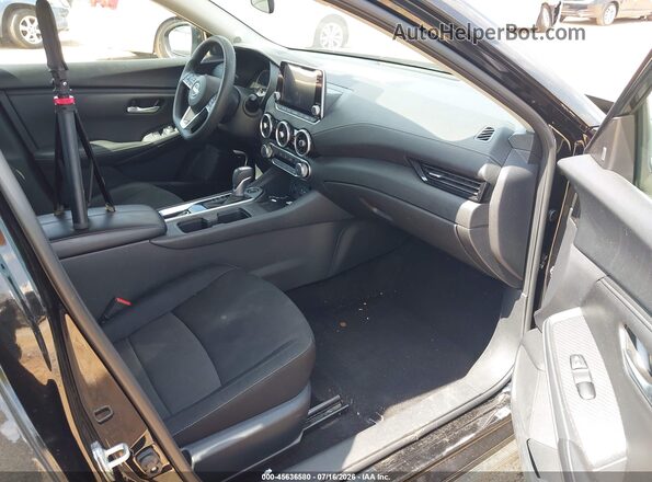 3N1AB8CV3RY337868 2024 NISSAN SENTRA Black Widok wnętrza z przodu