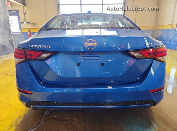 3N1AB8CV3RY337935 2024 NISSAN SENTRA Blue უკანა ხედი