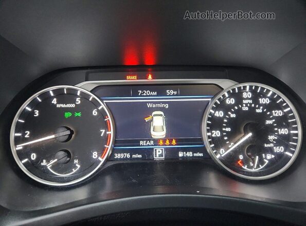 3N1AB8CV3RY338079 2024 NISSAN SENTRA White Widok zestawu wskaźników
