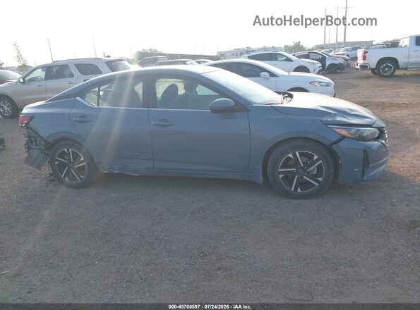 3N1AB8CV3RY344335 2024 NISSAN SENTRA Light Blue Панорамный вид салона 360°