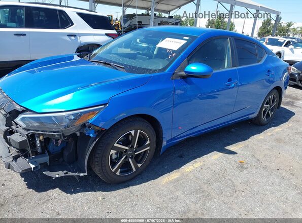 3N1AB8CV3RY388898 2024 NISSAN SENTRA Blue Front left